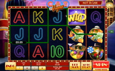 Cat in Vegas Slot Bonus Round