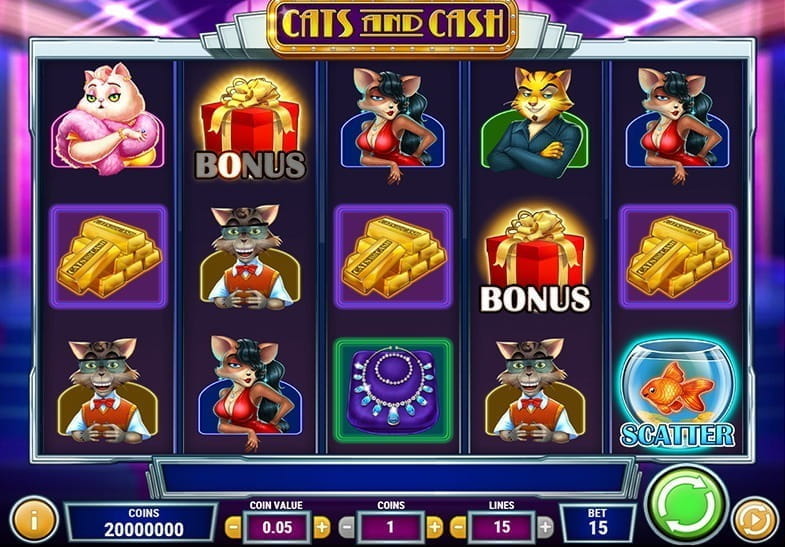 The Cats and Cash Slot Game