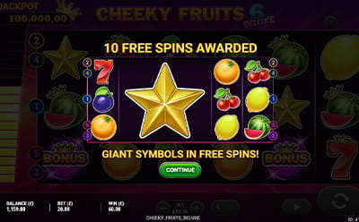 Cheeky Fruits 6 Deluxe Slot Free Spins