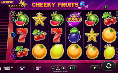Cheeky Fruits 6 Deluxe Slot Mobile