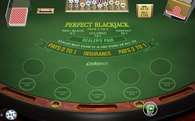 Perfect Blackjack at Chilli Mobile Casino