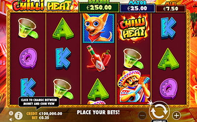 Chilli Heat at Amigo Slots Casino