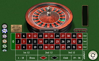 Premium European Roulette at Chilli Mobile Casino