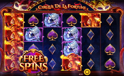 Cirque De La Fortune Slot Free Spins 