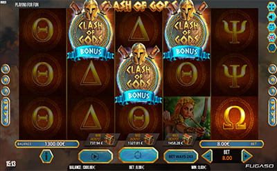 Clash of Gods Slot Bonus Round