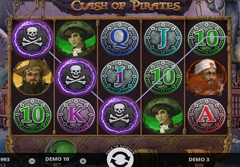 Clash of Pirates Online Slot Game