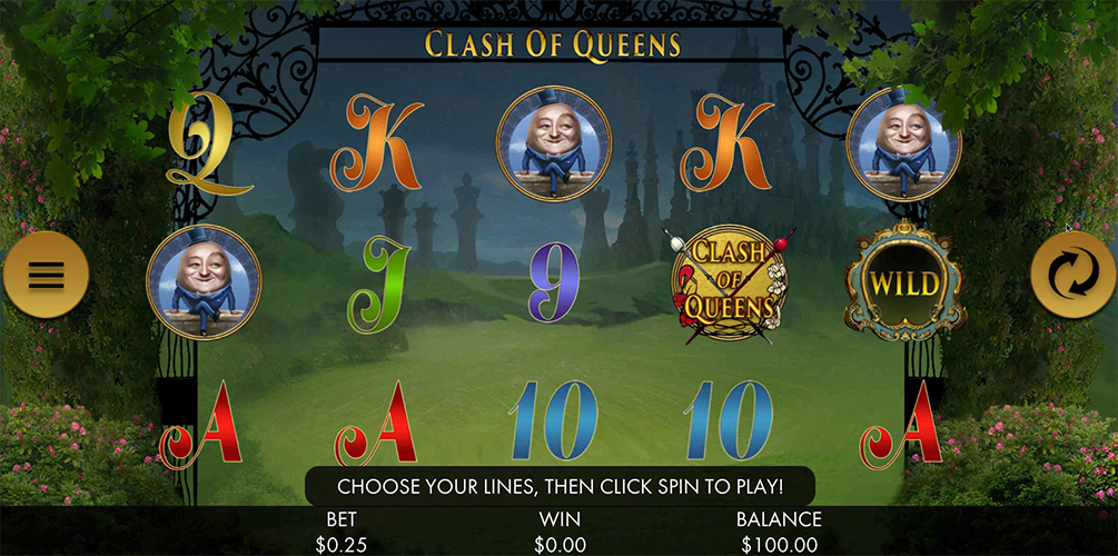 Free Demo of the Clash of Queens Slot