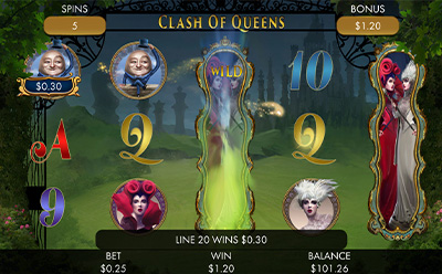Clash of Queens Slot Free Spins