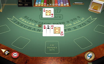 Classic Blackjack Golden Series la NetBet casino