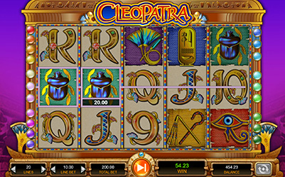 cleopatra at heart of casino
