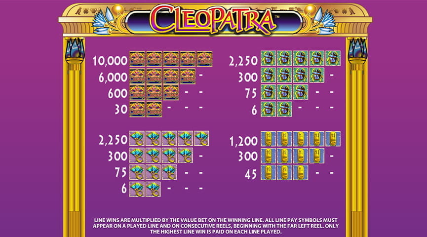 10 Free Spins Cleopatra 10 Free Spins Cleopatra