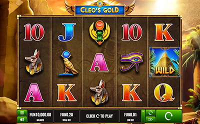 Cleo's Gold Slot Game