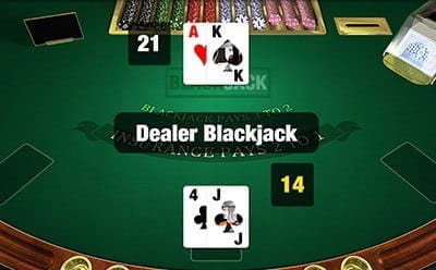 Blackjack at Cloud Casino Mobile