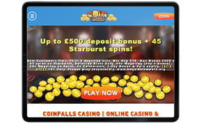 Coin Falls Mobile Casino iPad