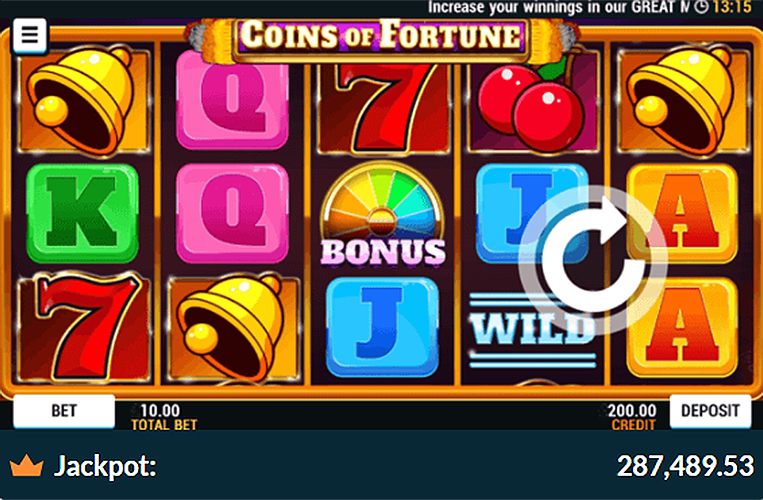 Free Demo of the Coins of Fortune Slot