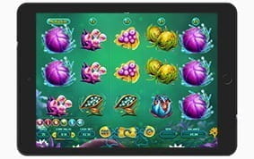The ComeOn Mobile Casino App on iPad
