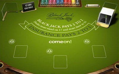 ComeOn Mobile Blackjack Variants 
