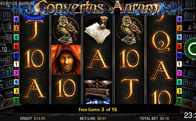 Convertus Aurum Slot Bonus Round