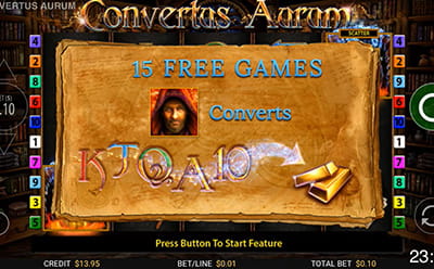 Convertus Aurum Slot Free Spins