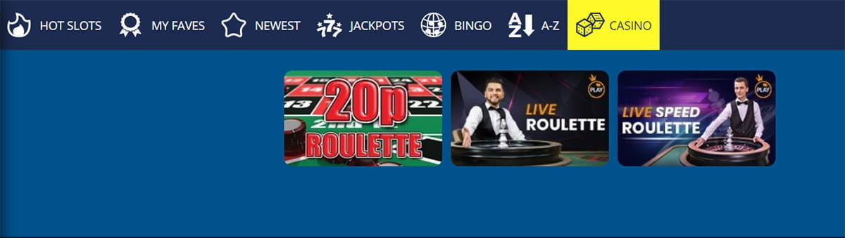 A Selection of Cop Slots Table Games