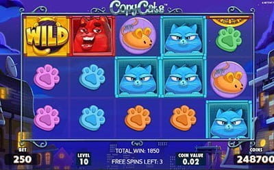Copy Cats Slot Free Spins
