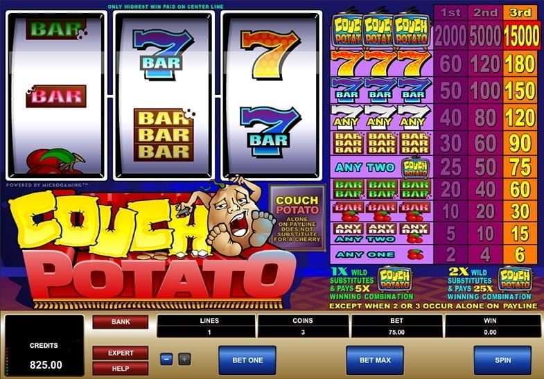 Couch Potato Free Classic Slot