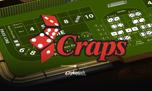 Craps Live loading screen by Playtech with dealer introduction in online casino