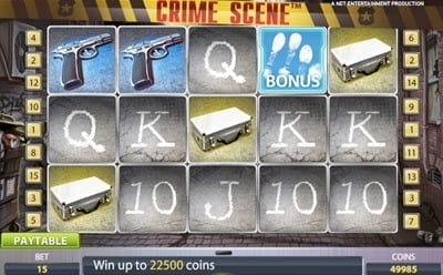 Crime Scene Slot Mobile