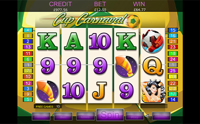 Cup Carnaval Slot Free Spins