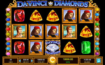 Da Vinci Diamond Slot at Swift Casino