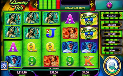 Dancing in Rio Slot Free Spins