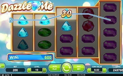 The Dazzle Me slot game.