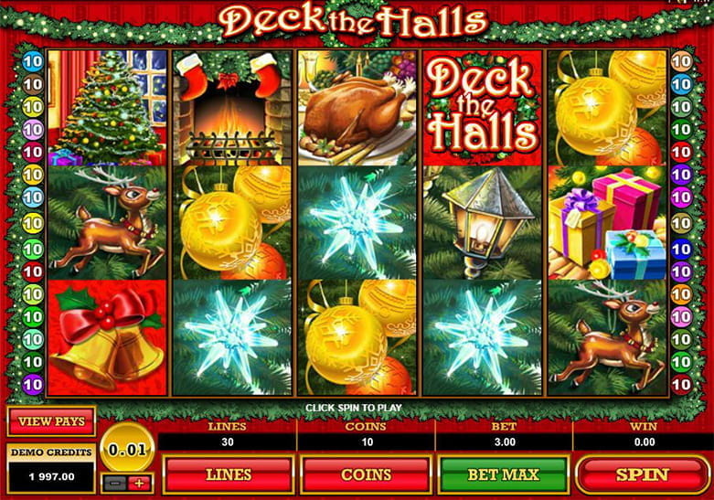 Free Demo of the Deck the Halls Slot