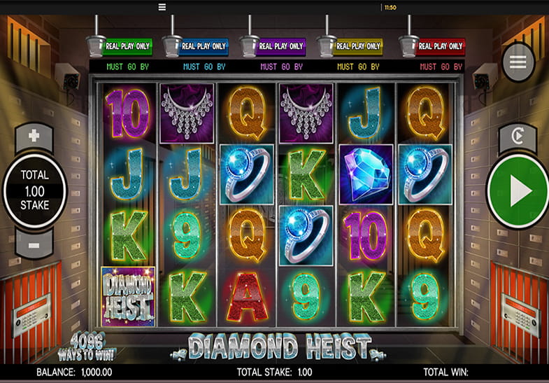 Free Demo of the Diamond Heist Slot