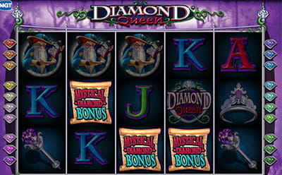 Diamond Queen 3 Scatters Trigger Free Spins