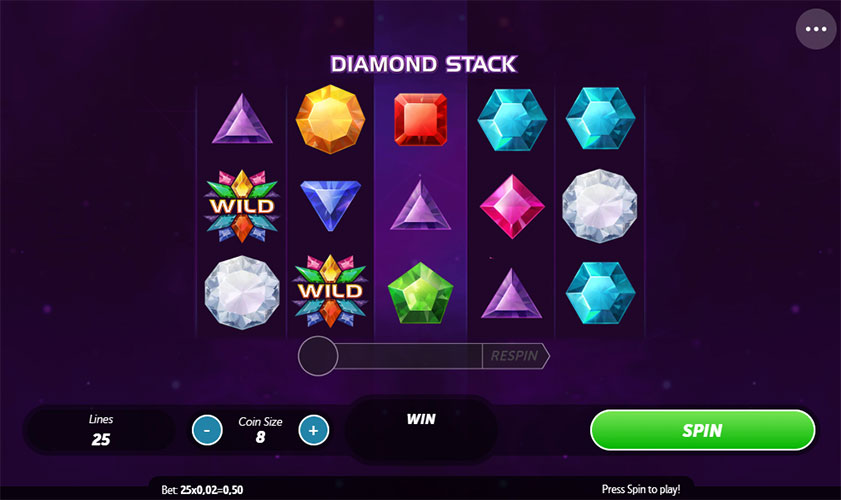 Free Demo of the Diamond Stack Slot