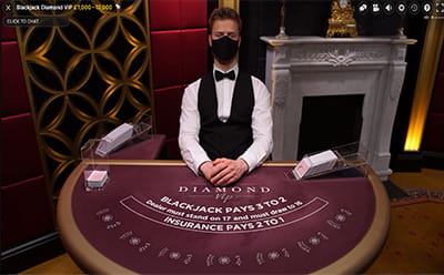 High Stake Table Game Diamond VIP Blackjack