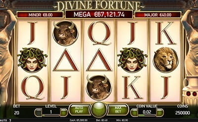 Divine Fortune Jackpot Slot at Casino Heroes