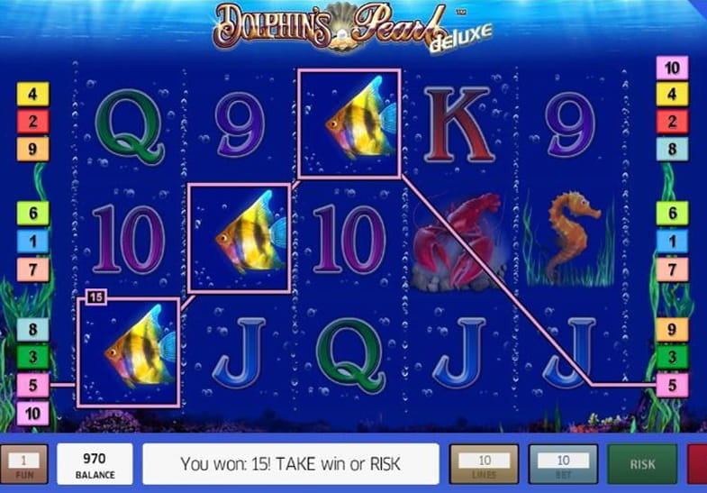 Dolphin's Pearl Deluxe Slot