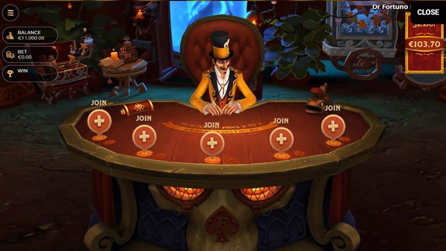 Dr Fortuno Blackjack table view