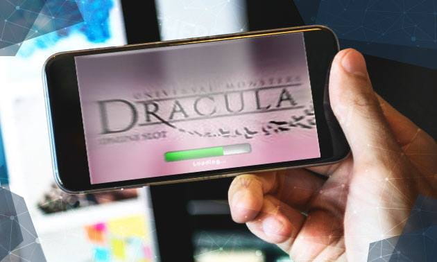Dracula Slot Intro Screen