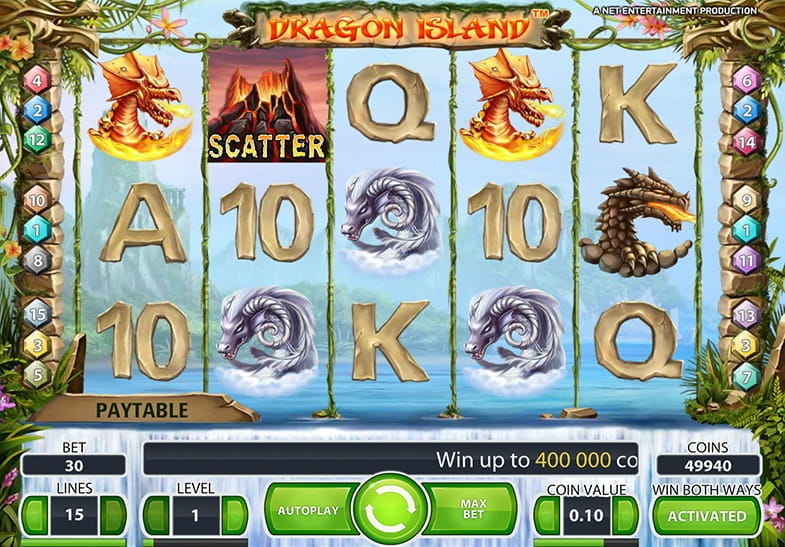 Free demo of the Dragon Island Slot game