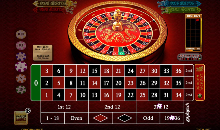 Dragon Jackpot Roulette gameplay screenshot