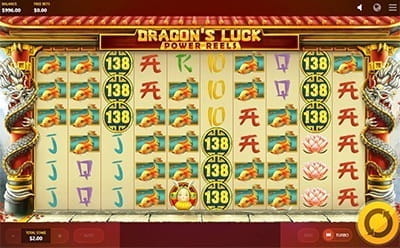 Red Tiger’s Dragon Luck Power Reels on Matchbook Casino's Website