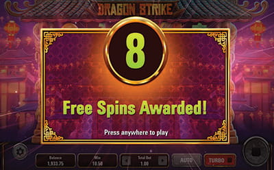Dragon Strike Slot Free Spins