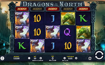 Dragons of the North Slot Game at Kaiser Slots Casino