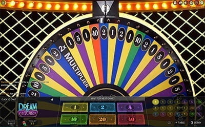 Dream Catcher Wheel Spins and Determines Winning Number