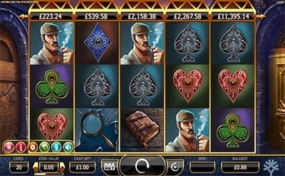 Play Holmes and the Stolen Stones Jackpot Slot at Dunder