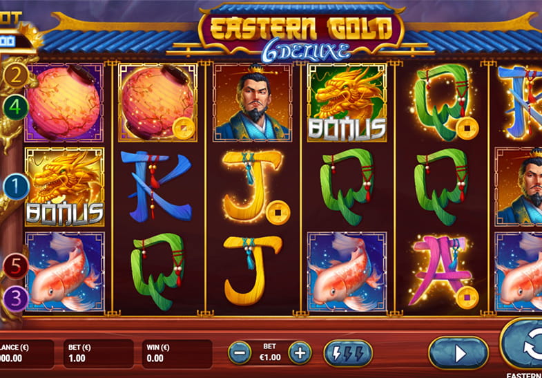 Free Demo of the Eastern Gold Deluxe Slot