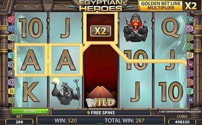 Egyptian Heroes – Golden Payline Win